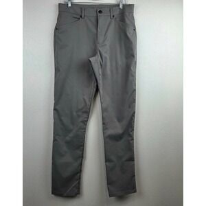 Myles Tour Pants Mens 32x32 Slate Gray Performance Golf Chino Trousers RN161095